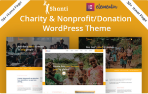 Shanti - Charity & Nonprofit/Donation WordPress Theme