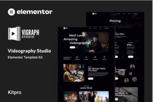 Vigraph - Videography Studio Elementor Template Kit