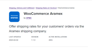 WooCommerce Aramex Shipping 1.1.0