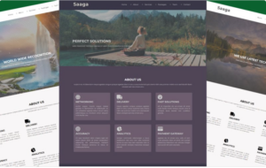 Saaga | Bootstrap 5 Mobile Responsive HTML5 Template Website Template