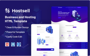 Hostsell – Business and Hosting Website Template