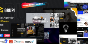 Grupi - Digital Agency WordPress Theme