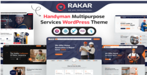 Rakar - Multipurpose Services WordPress Theme