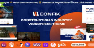 Eonfik - Construction & Industry WordPress Theme 1.2.0