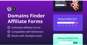 Hosting Domains Finder (Affiliate Forms) 1.0