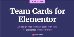 Team Cards for Elementor 1.0
