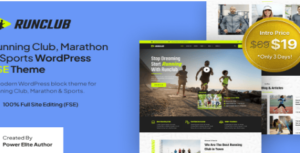 Runclub – Running Club, Marathon & Sports WP Theme  1.0