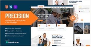 Precision - Handyman & Construction HTML Template