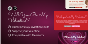 Valentine's Day Invitations for Elementor 1.0
