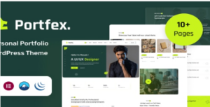 Portfex - Personal Portfolio WordPress Theme 1.1