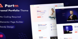 Portm - Personal Portfolio WordPress Theme 1.0