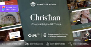 Christian - Church WordPress Theme 1.0.9