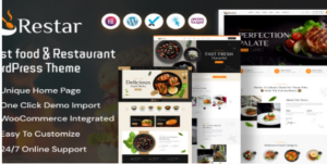 Restar - Fast Food & Restaurant WordPress Theme  1.0