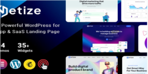 Metize - Landing Page WordPress Theme  1.0