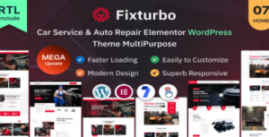 Fixturbo - Car Service & Repair WordPress Theme