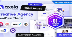 Axela - Creative Agency & Portfolio WordPress Theme 1.1.5
