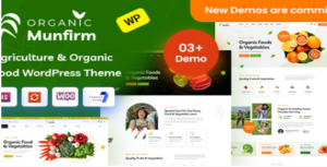 Munfirm - Organic Food Store WordPress Theme  1.0