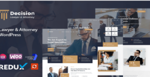 Decision - Law & Lawyer WordPress Theme 1.0