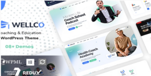 Wellco - Coaching & Online Courses WordPress Theme  1.0