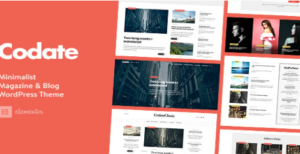 Codate - Modern Magazine and Blog WordPress Theme 1.4