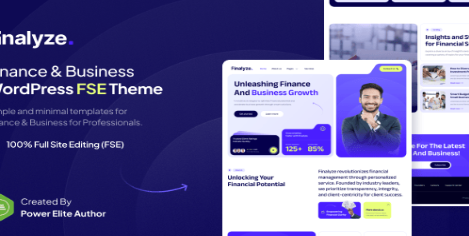 Finalyze – Finance & Business FSE WordPress Theme  1.0.0