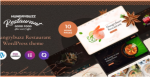 Hungrybuzz - Restaurant WordPress Theme  1.0