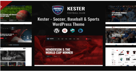 Kester - Soccer Club & Sports News WordPress Theme 1.2.2