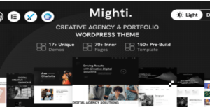 Mighti - Creative Agency & Portfolio WordPress Theme 1.1.0
