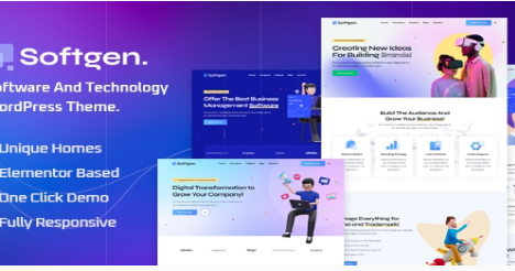 Softgen - Software & Technology WordPress Theme