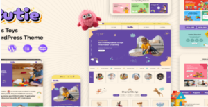 Cutie - ChildrenSchool, Toys Store Theme