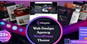 Haptic - Web Design Agency WordPress Theme 1.8.2