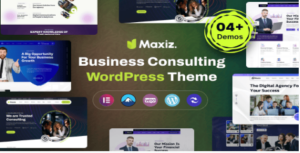 Maxiz - Business Consulting WordPress Theme  1.0.1