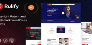 Rulify - Intellectual Property Consultancy Law Firm WordPress Theme  1.0.1