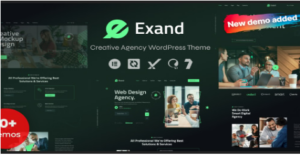 Exand - Creative Agency WordPress Theme  1.0
