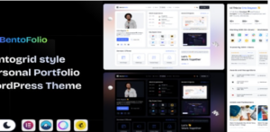 Bentofolio – Personal Portfolio WordPress Theme 2.1.1