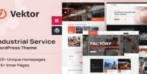 Vektor - Industrial Service WordPress Theme