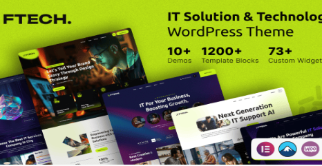Ftech - IT Solution & Technology WordPress 1.0.2