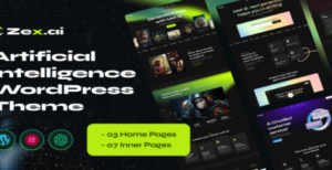 Zex - Ai Image Generate WordPress Theme  1.0