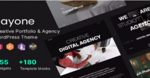 Bayone - Creative Agency & Portfolio WordPress Theme 1.0.3