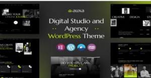 Auxa - Digital Studio and Agency WordPress Theme  1.0.0