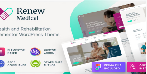 Renew Medical - Physiotherapy Rehab Clinic Theme 1.0.7