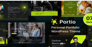 Portio - Personal Portfolio Resume WordPress Theme