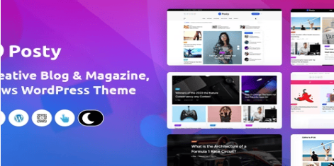 Posty - News Magazine WordPress Theme  1.0