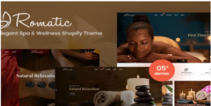Romatic - Elegant Spa & Wellness Shopify Theme