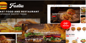 Fastia - Fast Food & Restaurant Shopify Theme