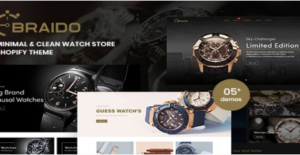 Braido - Minimal & Clean Watch Store Shopify Theme