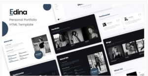 Edina - Personal Portfolio Template