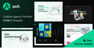 Axil - Creative Agency Portfolio Template