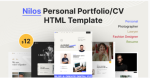 Nilos - Personal Portfolio/CV HTML Template