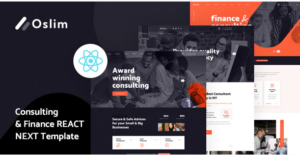 Oslim - Consulting Finance React Next Template